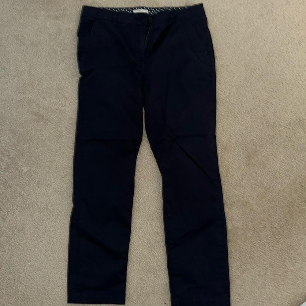 Boden Navy Straight Leg Pants
